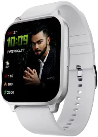 (Renewed) Fire-Boltt Ninja 3 Full Touch 1.69" Display & 60 Sports Modes Smartwatch with IP68, Sp02 Tracking, Over 100 Cloud Based Watch Faces, Silver, Free Size
