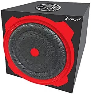 TARGET TT-MS-107 HI-FI Sound Multimedia Speaker (2 NOS) 8" with TWEETERS @ 80 WATTS RMS