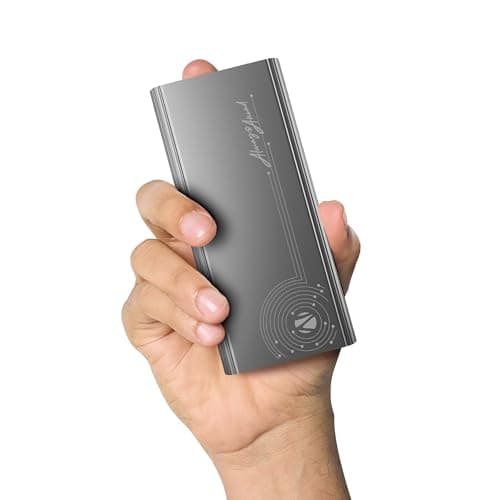 ZEBRONICS EnergiPod 10MR1, Power Bank, 10000 mAh, 22.5W Super Fast Charging PD 3.0 (PPS), Dual Type C & USB A, LED Indicator, Metal Body, for iPhone, ...