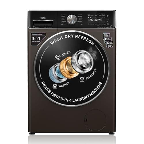 IFB 10 Kg/7 Kg/3 Kg 3-in-1, AI Powered, Fully Automatic Washer Dryer Refresher (IFB Laundrimagic, EXECUTIVE PLUS ZXM, 9 Swirl Wash, Eco Inverter Techn...