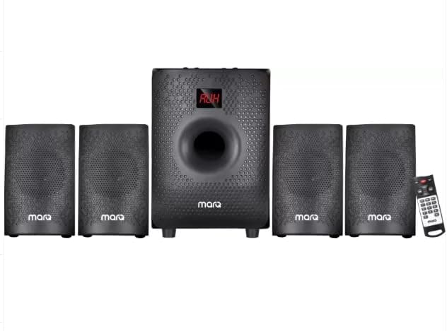 (Refurbished) MarQ MQ60HT41 60 W Bluetooth Home Theatre (Black, 4.1 Channel) 3.7849 Ratings & 127 Reviews
