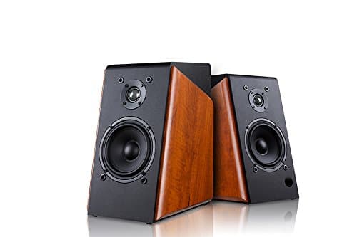 F&D R60BT Bookshelf Wireless Portable Bluetooth Speaker (Black) Speakers