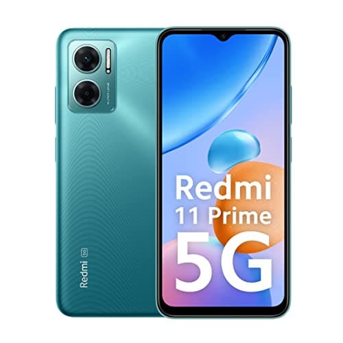 (Renewed) Redmi 11 Prime 5G (Meadow Green, 4GB RAM 64GB ROM) | Prime Design | MTK Dimensity 700 | 50 MP Dual Cam | 5000mAh | 7 Band 5G