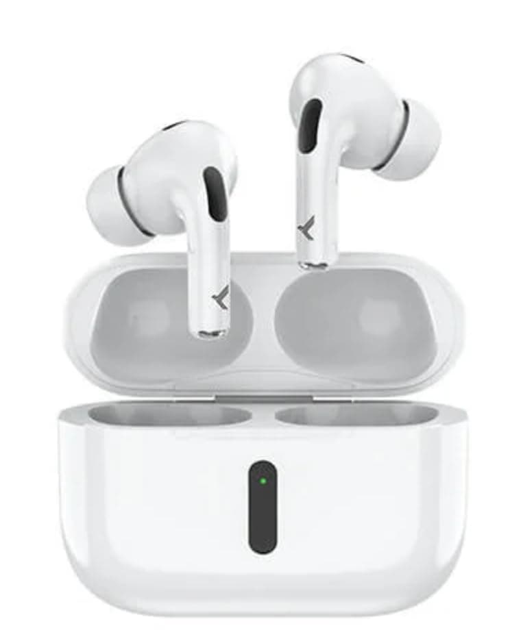KDM W3 GoPods Bluetooth 5.4 Earbuds with ANC & ENC, Wireless Charging Case, 25H Total Playtime, 5H Single Charge, Type-C Fast Charging (90 Min), Hall ...
