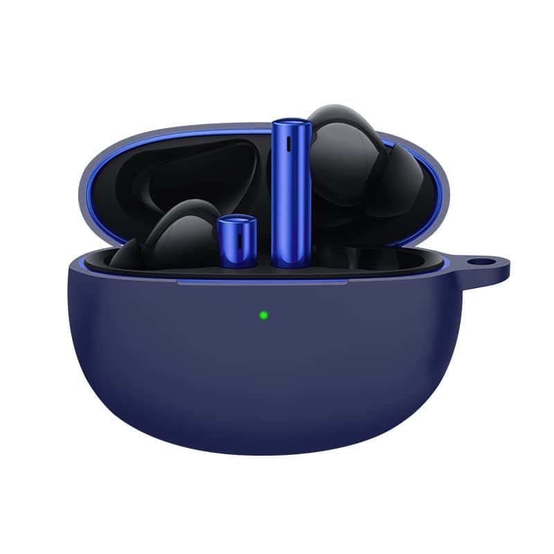 YellowInc Case Cover Compatible with Realme Buds Air 3 (Dark Blue)