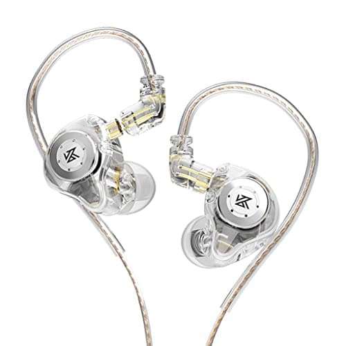 KZ EDX Pro IEM Earphone, HiFi Stereo Special Dual Magnetic Circuit Dynamic Driver Resin Inlay Metal Process in-Ear Monitors Earbuds with 5N OFC 2Pin D...