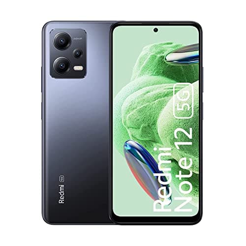 (Renewed) Redmi Note 12 5G Matte Black 6GB RAM 128GB ROM | 1st Phone with 120Hz Super AMOLED and Snapdragon® 4 Gen 1 | 48MP AI Triple Camera