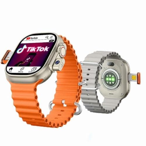S9 Ultra Dual Camera 5G Sim Smart Watch (Blsck)