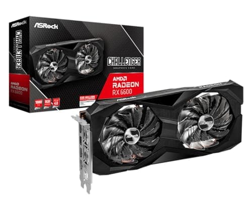 ASRock AMD Radeon RX 6600 Challenger D 8GB GDDR6, AMD RDNA™ 2