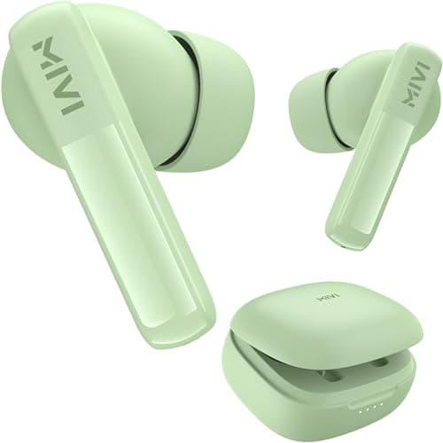 Mivi DuoPods Echo Earbuds [New Launch], 60 Hours Playtime, AI-ENC for HD Calls, 13mm Drivers, IPX 4.0, BT v5.3, Made in India True Wireless Bluetooth ...