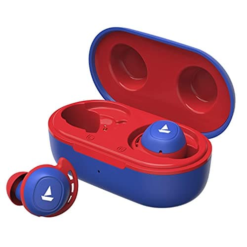 (Renewed) boat Airdope 441 TWS Ear-Buds with IWP Technology, Immersive Audio,30H Total Playback, IPX7 Water Resistance,Touch Controls, Secure Sports Fit & Type-C Port(DC Blue)