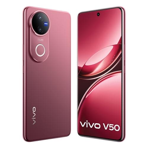 Vivo V50 5G (Rose Red, 8GB RAM, 128GB Storage) with No Cost EMI/Additional Exchange Offers