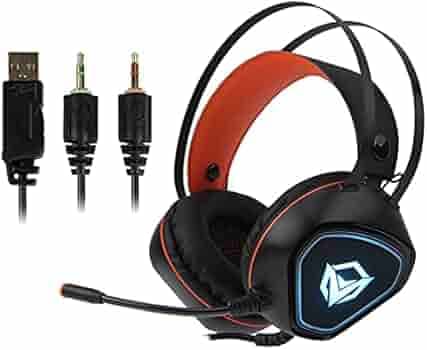 MEETION Gaming Headset MT-HP020 Black, Noise Reduction, 3D Surround Sound Technology, Scalable, Anti-pull Braided Wire