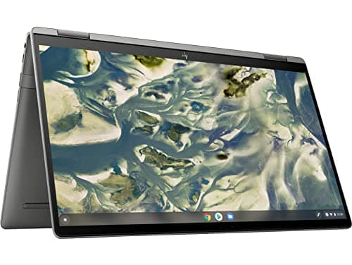 (Renewed) HP Chromebook x360 11th Gen Intel Core i5 14-inch (35.6 cms) FHD Touchscreen Laptop(8GB/256GB SSD/B&O Audio/Fingerprint Reader/Chrome OS/Mineral Silver/1.52 kg), 14c-cc0010TU