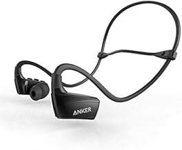 Anker NB10 Bluetooth 4.1 Sport Earbuds 12mm Audio Drivers with IPX4 Sweat-Proof Secure Fit and Adjustable Neckband (Black)