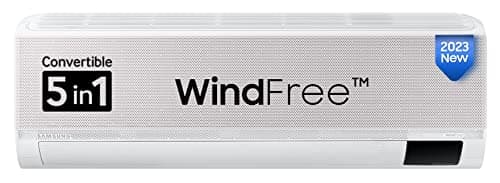 Samsung 1.5 Ton 4 Star Wind-Free Technology Inverter Split AC (Copper, Convertible 5-in-1 Cooling Mode, Easy Filter Plus, 2023 Model AR18CY4AAGB White)