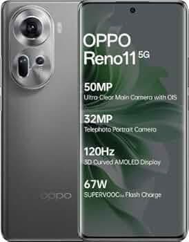 Oppo Reno 11 5G (Rock Grey, 128 GB) & (8 GB RAM)