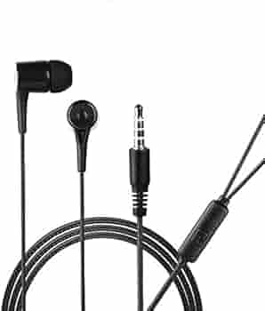 Hitage Earphone Perfume M416 Champ Wired Headset  Earphone with Mic for All Smartphones & iOS Devices  (Black, in The Ear)