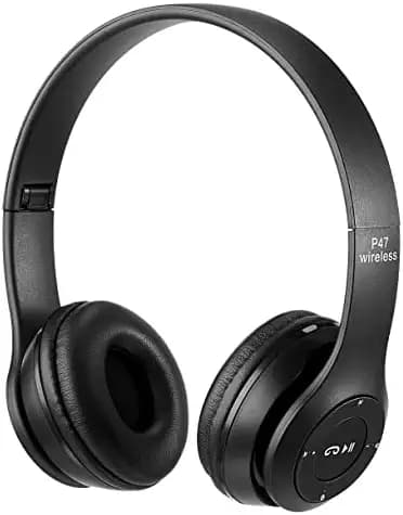 WORRICOW P47 HD Sound Wireless Bluetooth Headphones Foldable Bluetooth Headphones with Mic