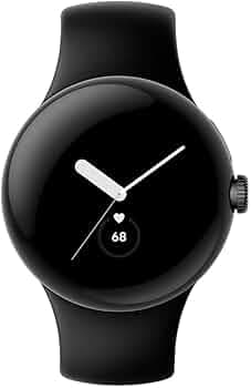 Google Pixel Watch LTE Smartwatch Compatible with Cellular or WiFi Data, GPS, BT and Heart Rate Monitor 41mm, Bulk Packaging (Matte Black)