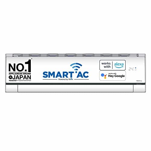 Panasonic 1.5 Ton Wi-Fi Inverter 4 Star Smart Split AC (Copper, 7 in 1 Convertible with additional AI Mode, 4 Way Swing, nanoe-G Air Purification Technology, CS/CU-PU18YKY4W,2023 Model, White)