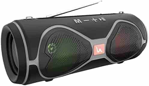 UBON 10W Portable Wireless Bluetooth Speaker with Belt, TWS Technology, 6 Hrs Playtime, Multi-Connectivity with Tf Card Support, Aux Mode, USB, in-Built Fm Radio, Speaker, Bluetooth Speaker (Grey)