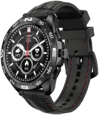 Minix Prime Smartwatch 1.32 inch Semi-Amoled Bluetooth Calling smartwatch | Password Lock |Split Screen | (Black)