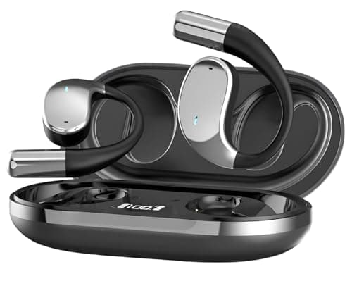 U30 OWS Open Ear Wireless Earbuds with Display, ENC Mic for Crystal-Clear Calls, 60hr Playtime with Type-C Fast Charging, BT5.4 Gaming Bluetooth Earph...