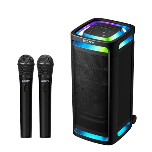 Sony ULT TOWER9(SRS-ULT900AC)|Bluetooth Party Speaker|with Massive Bass,360Sound&Party Lights,Karaoke,TouchPanel,Built in Power Bank, TV Sound Booster...