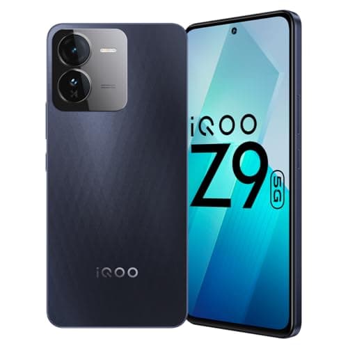 iQOO Z9 5G (Graphene Blue, 8GB RAM, 128GB Storage) | Dimensity 7200 5G Processor | Sony IMX882 OIS Camera | 120Hz AMOLED with 1800 nits Local Peak Bri...