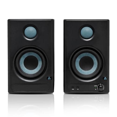 Audio Array AM-S1 Professional 4" Studio Monitor Speaker Pair | 60W Class D Amplification, Woven Composite Woofer, 1" Silk-Dome Tweeter, EQ Controls |...