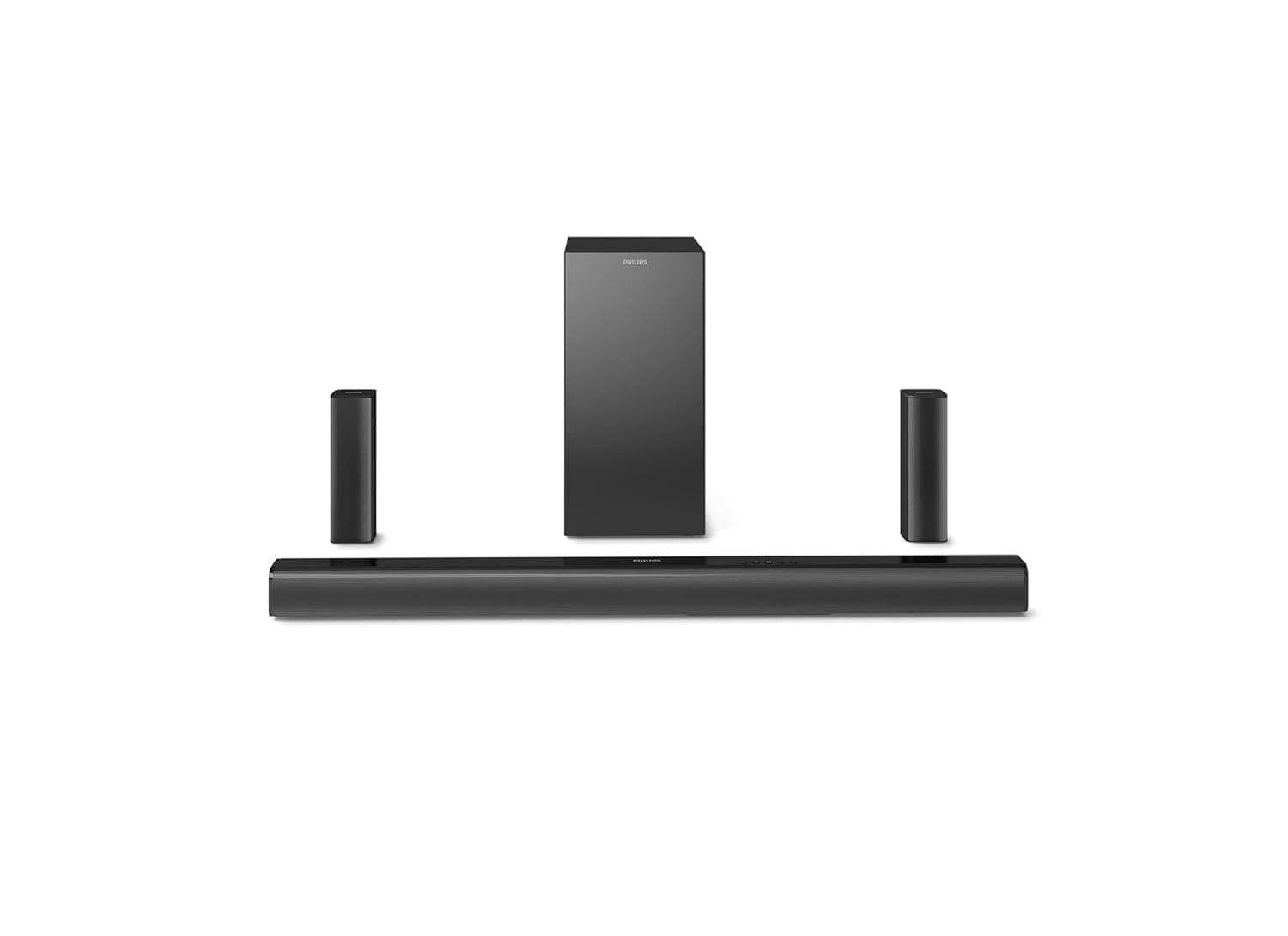 Philips Audio TAB4518/94 5.1CH Soundbar with Wireless Satellites and Subwoofer, Bass Boost, 240W RMS Output, HDMI ARC, Optical, Bluetooth v5.0, Wall M...
