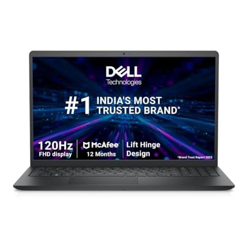 Dell 15, AMD Ryzen 3 7320U Processor (8GB RAM / 512GB SSD/Windows 11 + Office H&S 2024 + M365 / 15.6"(39.62 Cm) FHD Display / 12 Month Mcafee/Black Co...