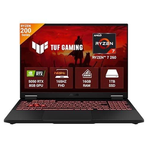 ASUS TUF A16 (2026), AMD Ryzen 7 260, RTX 5050-8GB, 16GB RAM, 1TB SSD, FHD+, 16", (40 cm), Windows 11 Home, M365 Basic(1 Year)* Office 2024, Jaeger Gr...