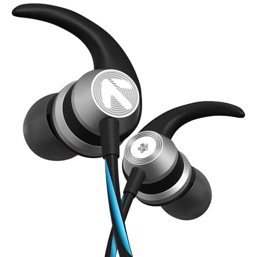 Boult Audio BassBuds X1 in-Ear Wired Earphones with 10mm Extra Bass Driver and HD Sound with mic(Blue)