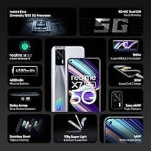 (Renewed) realme X7 Max 5G (Mercury Silver, 128 GB) (8 GB RAM)