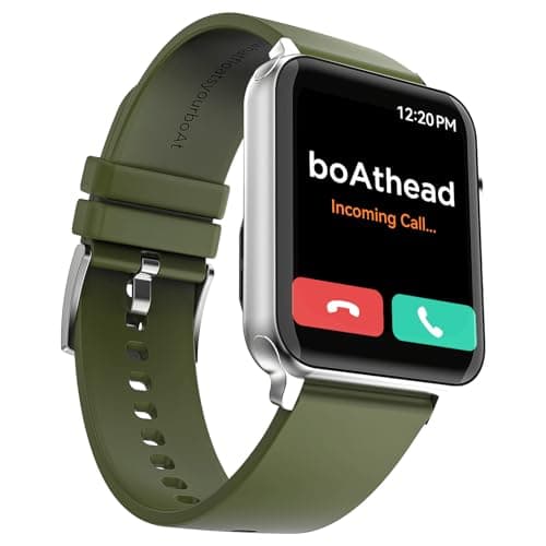 boAt Wave Call Smart Watch w/Bluetooth Calling, 1.69" (4.2 cm) HD Display w/ 550 NITS & 70% Color Gamut, 150+ Watch Faces, Multi-Sport Modes,HR,SpO2, ...
