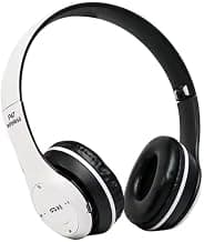 MOBIXONE Latest Wireless Bluetooth Over-Ear Headphones with Mic, SD Card Slot, Foldable Stereo Headset, FM Radio, AUX Inpu...
