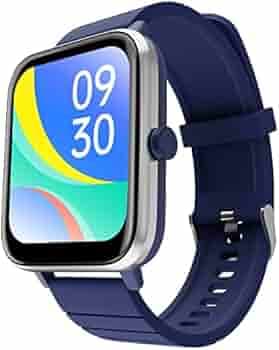 Zebronics DRIP Smart Watch with Bluetooth Calling, 4.3cm (1.69"), 10 Built-in & 100+ Watch Faces, 100+ Sport Modes, 4 Built-in Games, Voice Assistant, 8 Menu UI, Fitness Health & Sleep Tracker (Blue)