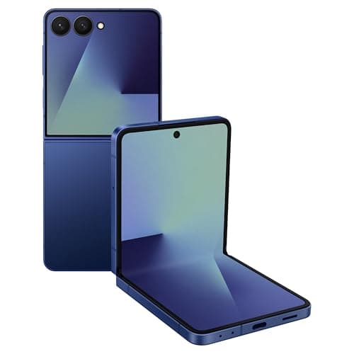 Samsung Galaxy Z Flip7 5G Smartphone with Galaxy AI (Blue Shadow, 12GB RAM, 512GB Storage), Ultra Sleek Design with 50MP High-Resolution Camera, Exyno...