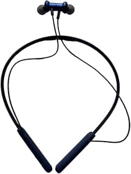 RAPZ Loop Air Wireless in Ear Neckband with Mic 20H Playtime, Type-C Fast Charging, 10mm Bass Driver IPX5 Premium Silicone Bluetooth
