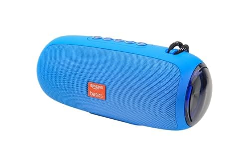 Amazon Basics B10 10W RMS Bluetooth Speaker with 2000 mAh Battery | Up to 8 hrs of playback | RGB | Bluetooth 5.3, AUX in, USB & Micro SD Card Connect...