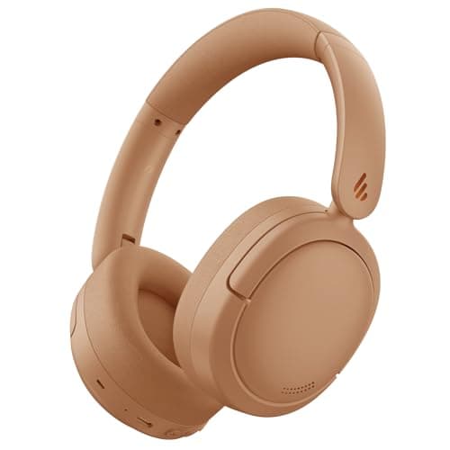 Edifier V80 Hybrid Active Noise Cancelling Bluetooth Headphones, Wireless Over Ear Headset with 45H Playtime, Wired Hi-Res Audio Fast Charging Multipo...