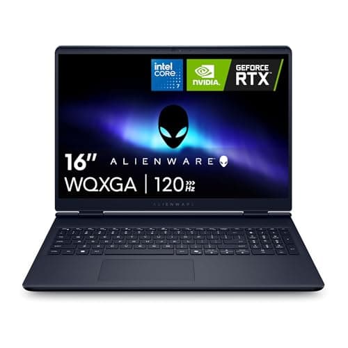 Alienware 16 Aurora Laptop AC16250-16-inch 16:10 WQXGA Display, Intel Core 7-240H Series 2, 16GB DDR5 RAM, 1TB SSD, NVIDIA GeForce RTX 5060 8GB GDDR7,...