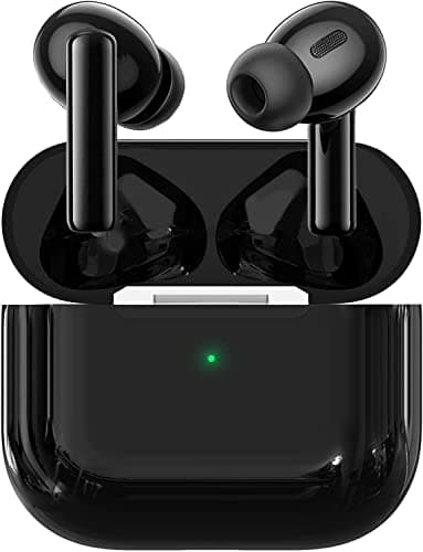 Wireless Earbuds, Bluetooth 5.2 Earbuds Stereo Bass, Bluetooth Headphones in Ear Noise Cancelling Mic, Earphones IP7 Waterproof Sports, 24H Playtime USB-C Charging Case Ear Buds (Black)