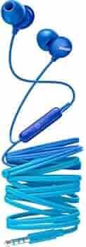(Renewed) Philips SHE2405BL/00 Upbeat inear Earphone with Mic (Marine Blue)