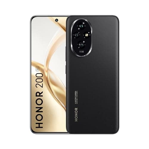 HONOR 200 5G (Black, 12GB + 512GB) | 6.7-inch AMOLED Quad-Curved Display | Dual OIS 50MP + 50MP + 12MP Camera | 50MP Selfie Camera | AI-Powered MagicO...