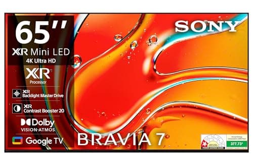 Sony BRAVIA 7 Series 164 cm (65 inches) 4K Ultra HD Smart Mini LED Google TV K-65XR70 (Black)