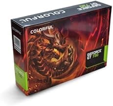 Colorful GeForce GT 730 4GB GDDR3 RAM VRAM Graphics Card with 3 Years Warranty 384 CUDA Core 64bit 667 Clock Speed 1080P Gaming GTAV Valorant PUBG COD