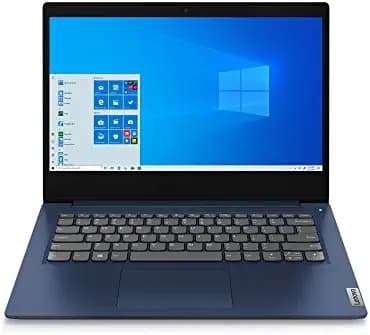 (Renewed) Lenovo IdeaPad Slim 3 Intel Core i3 10th Gen 14" FHD Thin and Light Laptop (8GB/256GB SSD/Windows10/Office/Abyss Blue), 81WD00DGIN